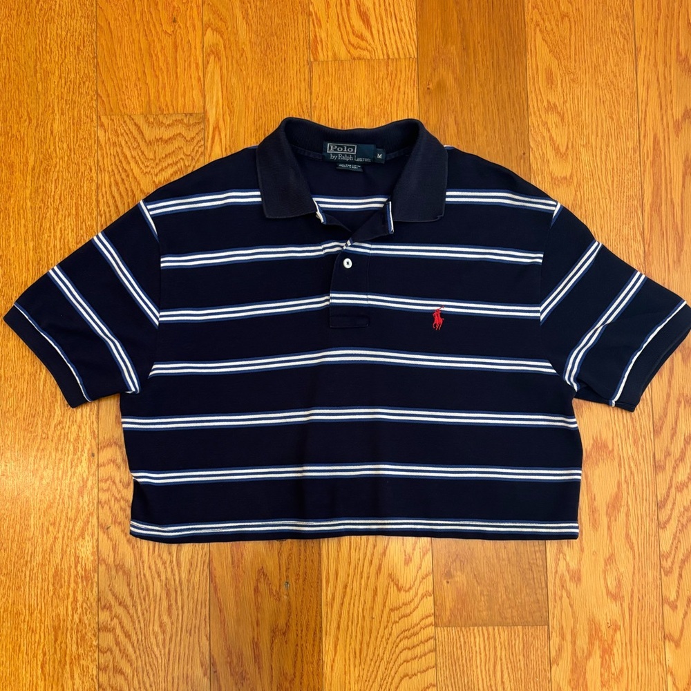 Ralph Lauren custom cropped polo, size Medium